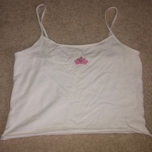 Cropped Tiara Tank Top